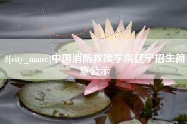 沅江中国消防救援学院辽宁招生简章公示