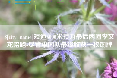 沅江短道5000米接力最后两圈李文龙陪跑-尽管中国队最终收获一枚铜牌
