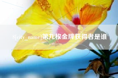 沅江第九枚金牌获得者是谁