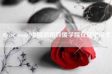 沅江中国消防救援学院在辽宁招生