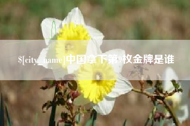 沅江中国拿下第9枚金牌是谁