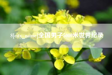 沅江全国男子5000米世界纪录