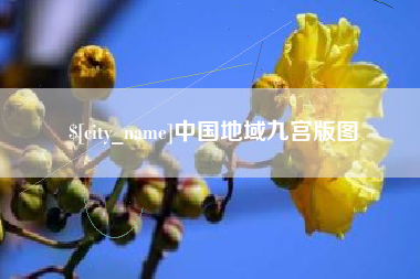 沅江中国地域九宫版图