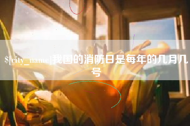 沅江我国的消防日是每年的几月几号