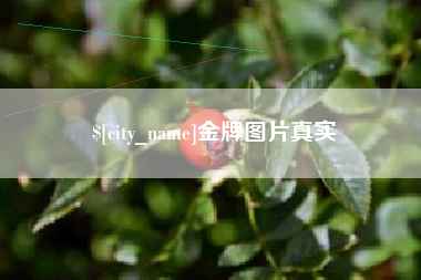 沅江金牌图片真实