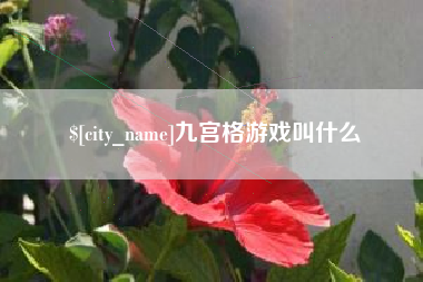 沅江九宫格游戏叫什么