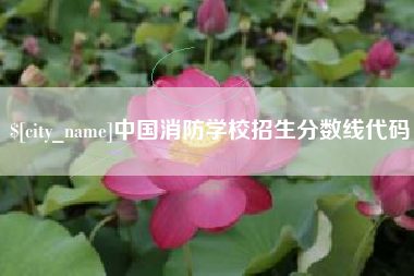 沅江中国消防学校招生分数线代码