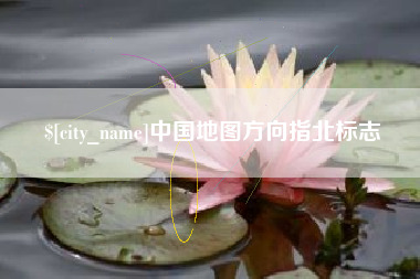 沅江中国地图方向指北标志