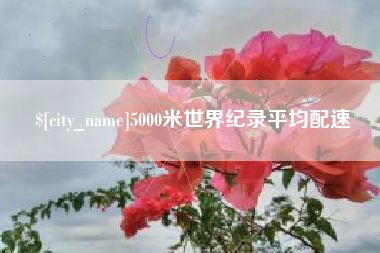 沅江5000米世界纪录平均配速