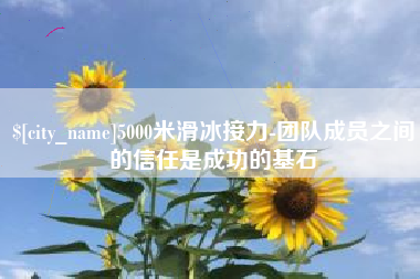 沅江5000米滑冰接力-团队成员之间的信任是成功的基石