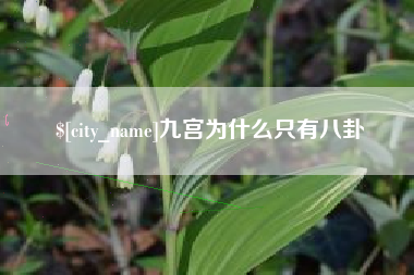 沅江九宫为什么只有八卦