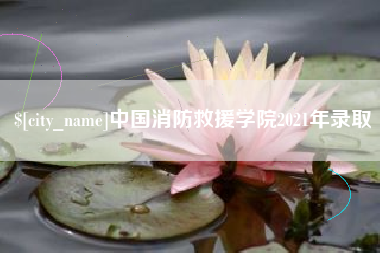 沅江中国消防救援学院2021年录取