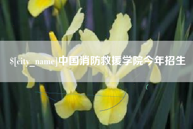 沅江中国消防救援学院今年招生
