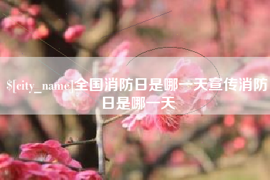 沅江全国消防日是哪一天宣传消防日是哪一天