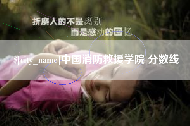 沅江中国消防救援学院 分数线
