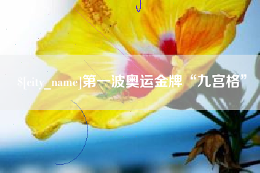 沅江第一波奥运金牌“九宫格”