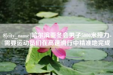 沅江哈尔滨亚冬会男子5000米接力-需要运动员们在高速滑行中精准地完成