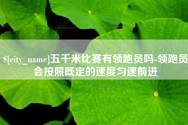 沅江五千米比赛有领跑员吗-领跑员会按照既定的速度匀速前进