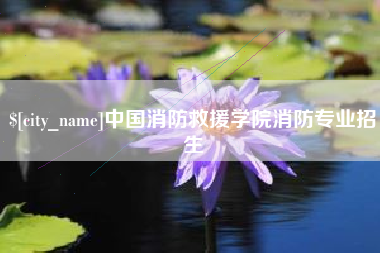 沅江中国消防救援学院消防专业招生