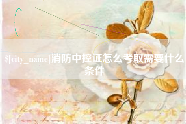 沅江消防中控证怎么考取需要什么条件