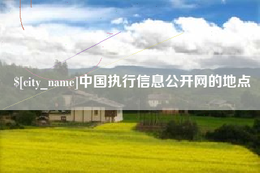 沅江中国执行信息公开网的地点