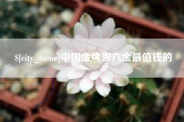 沅江中国金牌哪六金最值钱的