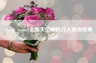 沅江全国失信被执行人查询结果