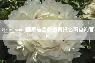沅江国家应急救援员报名网查询官网