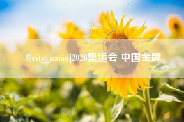 沅江2020奥运会 中国金牌